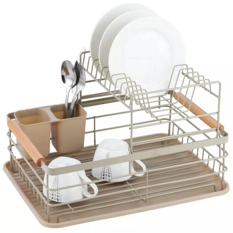 Сушилник за съдове Kinghoff KH 1799, 2 нива, Поставка за прибори — снимка