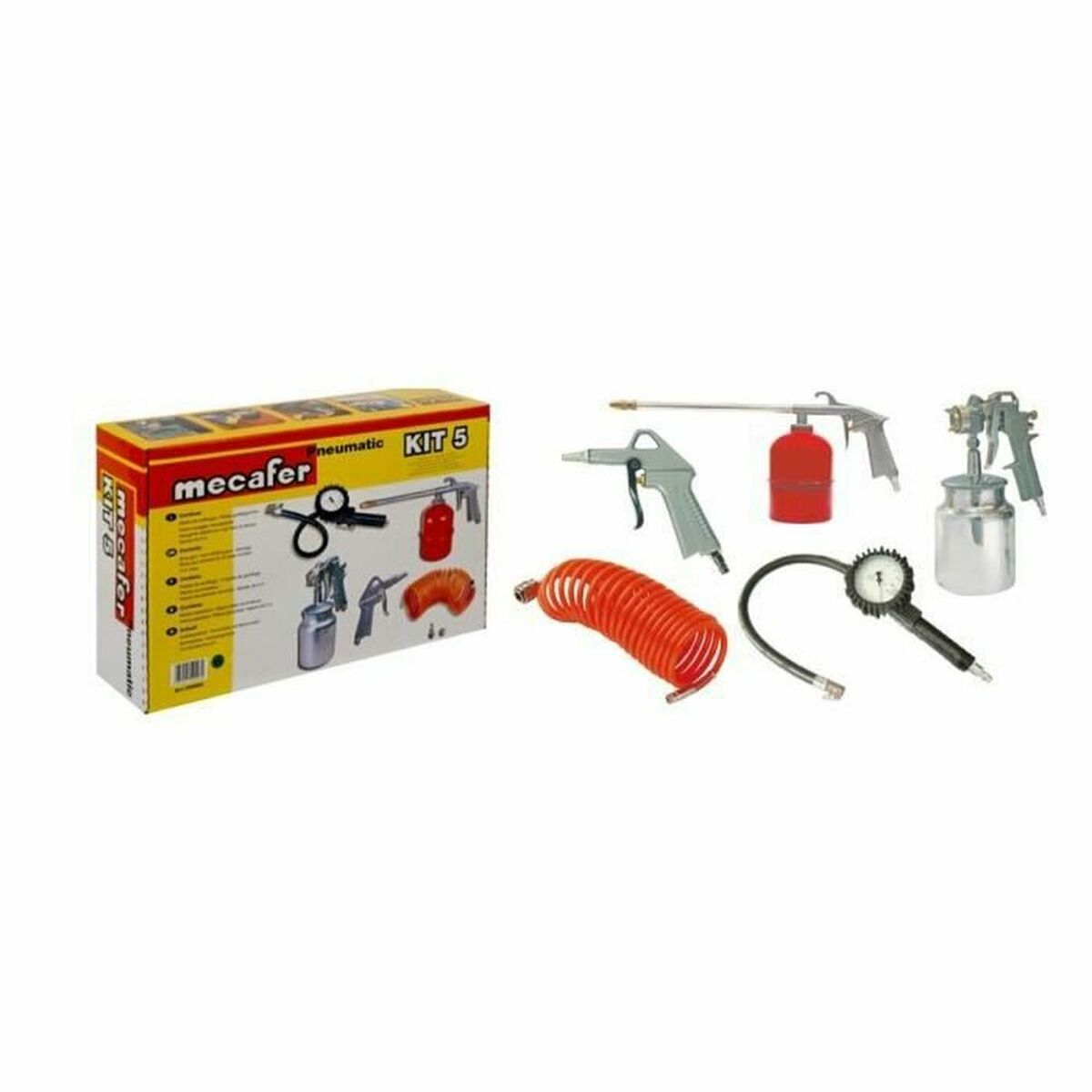 Снимка на Air compressor accessory kit MECAFER 5 Части, MECAFER, цена 133.32 лв