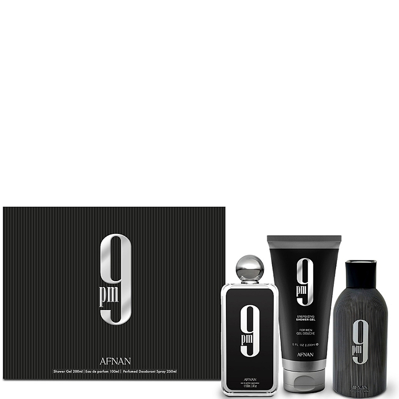Afnan 9 PM комплект 3 части 100 мл - EDP — снимка
