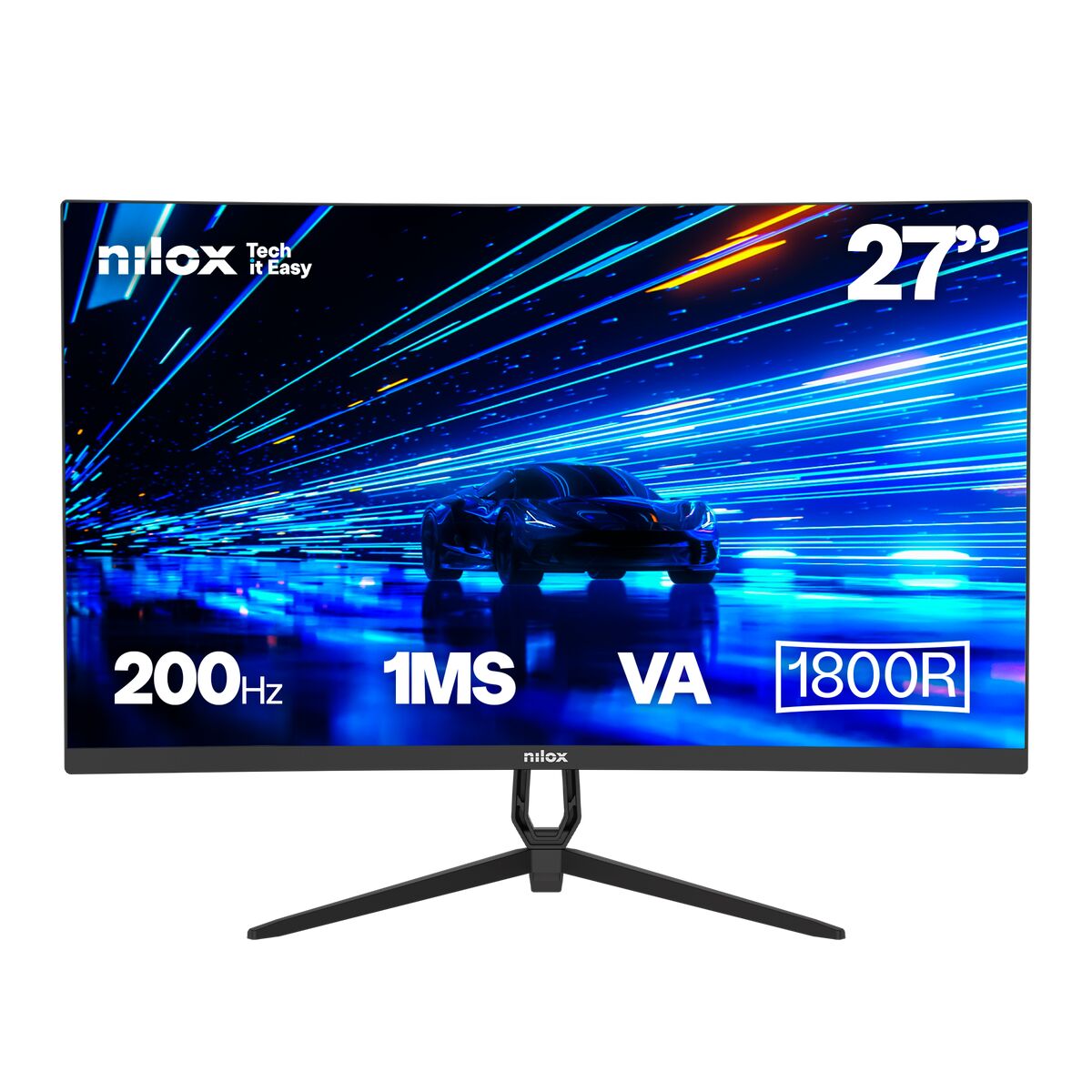 Снимка на Gaming монитор Nilox NXM27CRV2001 Full HD LCD 27", Nilox, цена 185.70 лв