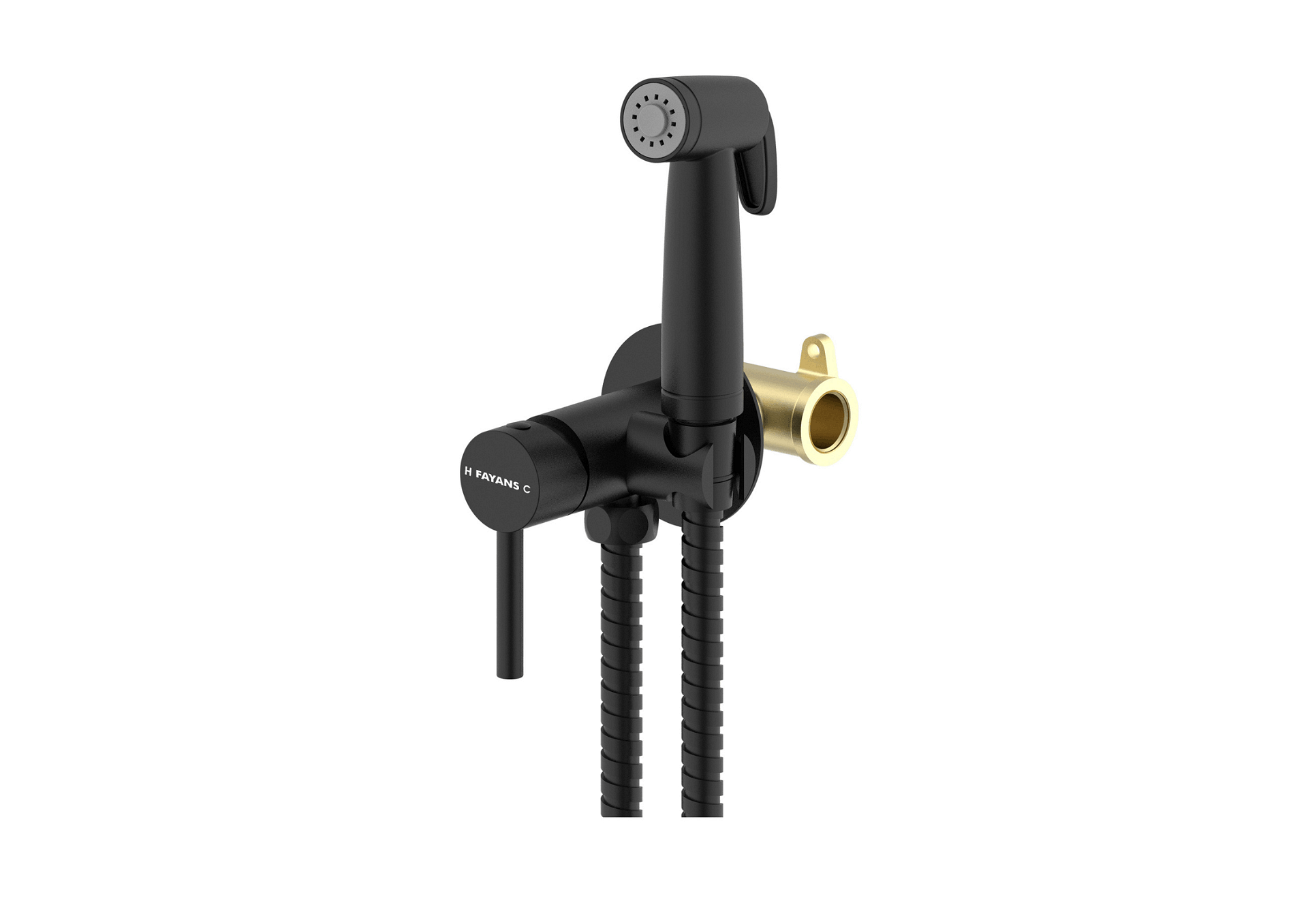 Хигиенен душ комплект Re-Fresh в черен мат, Fayans, баня, онлайн поръчай  

6