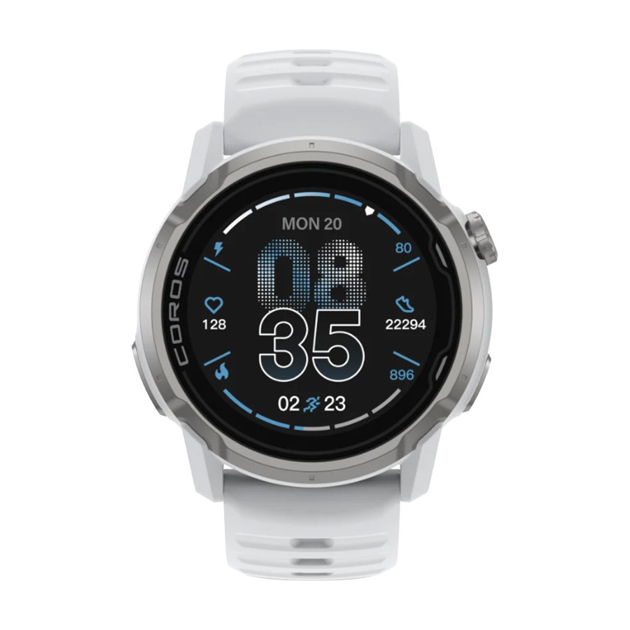 Смарт часовник Coros Apex 4 46 мм Sapphire White, елегантен модел за мъже, водоустойчив  

9