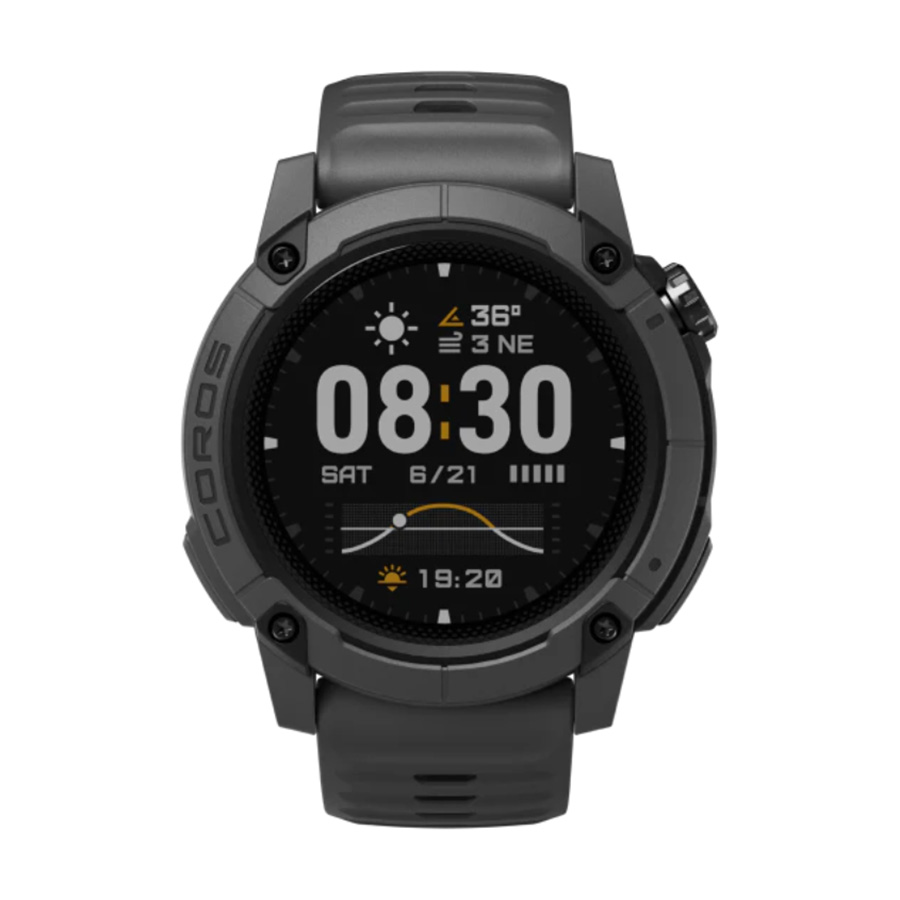 Смарт часовник Coros Nomad 48 мм Mineral Dark Grey, модерен дизайн за мъже, водоустойчив  

7