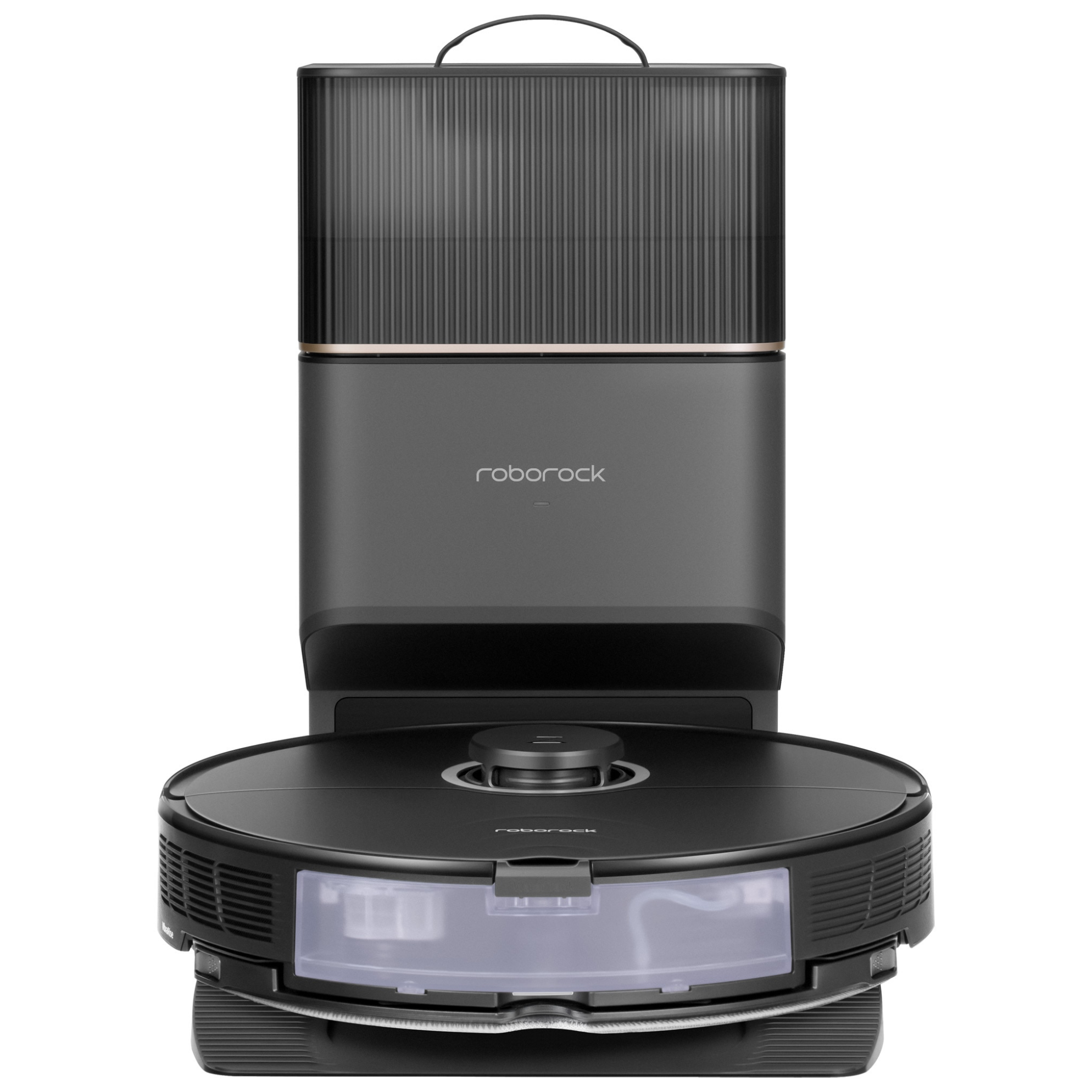 Снимка на Прахосмукачка робот Roborock S8 Plus Schwarz S8P52-00, 69W, 5200 mAh, 6000Pa, Моп, LiDAR картографиране, 750 мл, 4 сензора, Автономност до 180 мин, Черен, Roborock, цена 399.92 лв