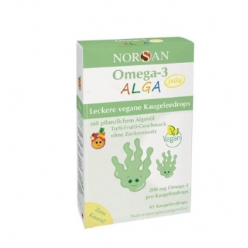 Веган Омега-3 рибки желета, 45 броя, плодове

15.