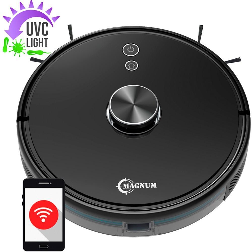 Прахосмукачка робот MAGNUM Black с UVC лампа за стерилизация

19.