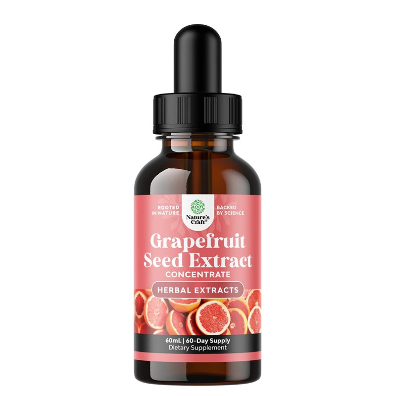 Грейпфрут (екстракт от семена) – Имунна подкрепа, 150 mg/ml, 60 ml капки — снимка на продукта от Natures craft
