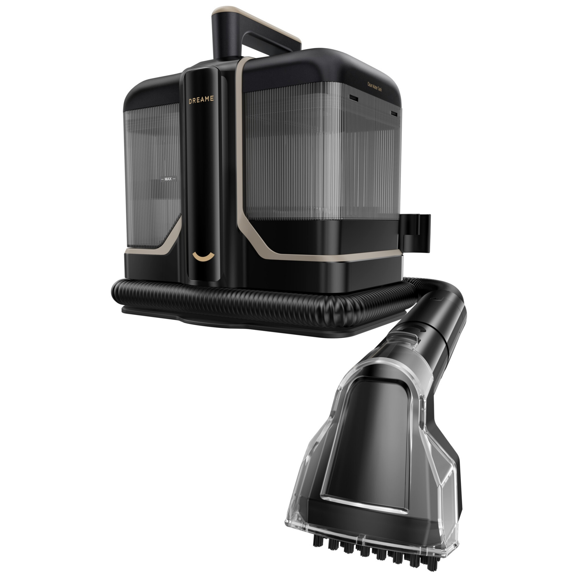 Прахосмукачка за пране на килими и тапицерия Dreame N10, 450W, 12000 Pa, 1.6/0.75 л, Почистване с гореща вода до 60°C, Самопочистване, Черен от Dreame — продуктова снимка