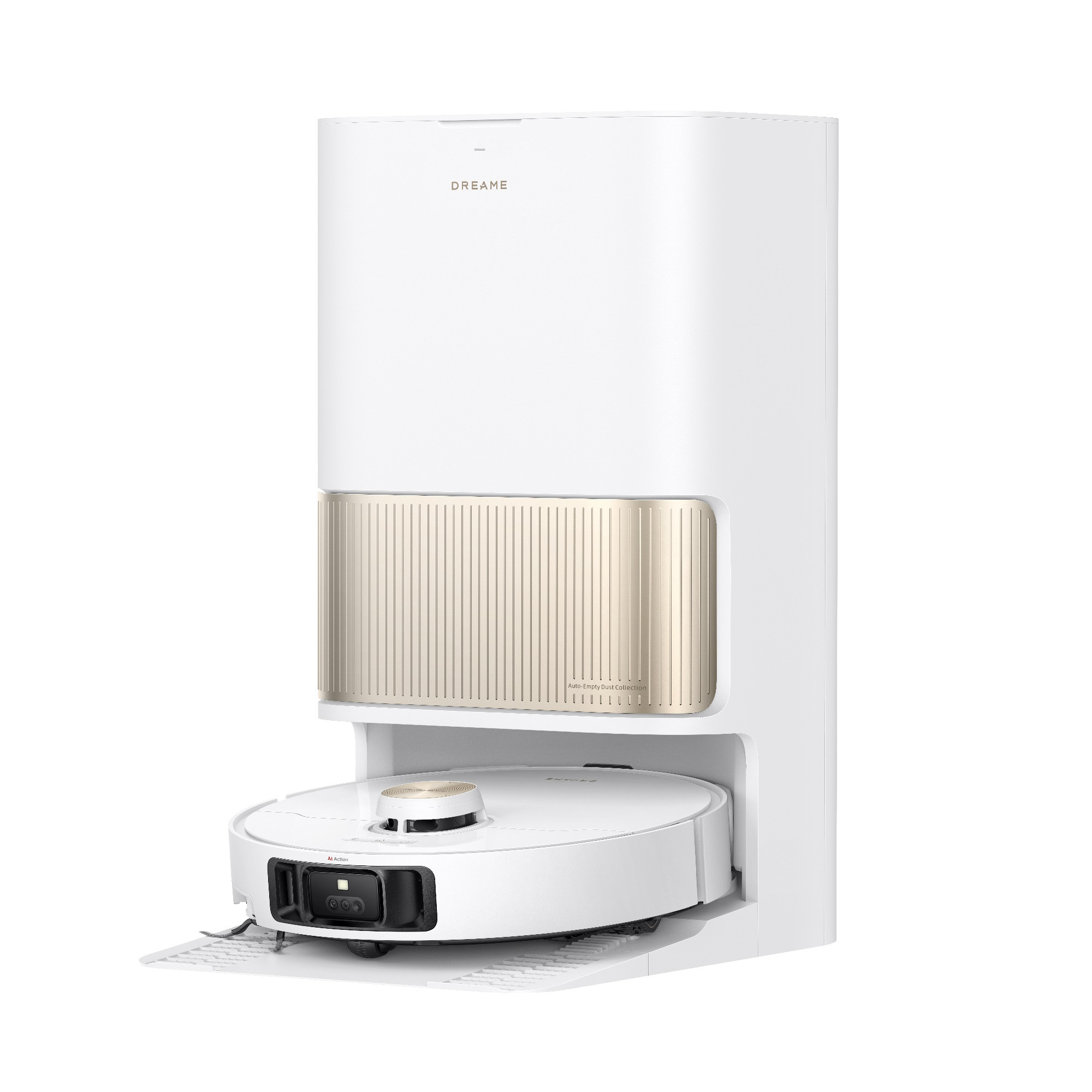 Прахосмукачка робот Dreame L40s Pro Ultra RLL74CE, 19000 Pa, 5200 mAh, 60W, До 168 м2, Станция за зареждане с автоматично изпразване и самопочистване, Автономия 180 ... — снимка на продукта от Dreame