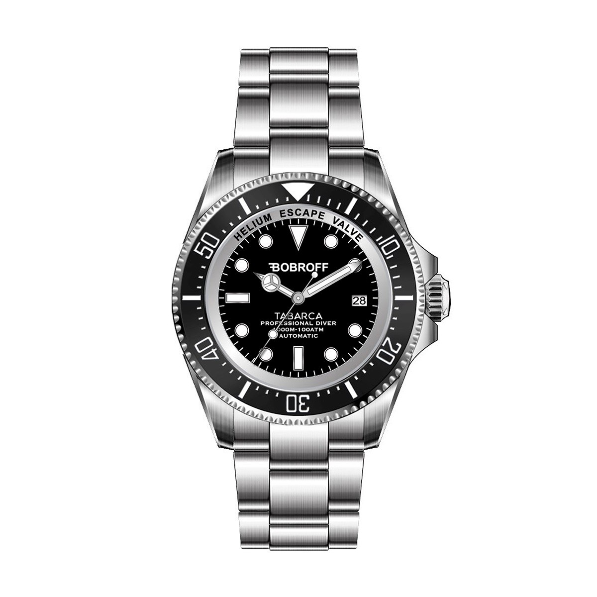 Мъжки часовник Bobroff BF001, златист корпус, висококачествен механизъм, елегантен стил  

13