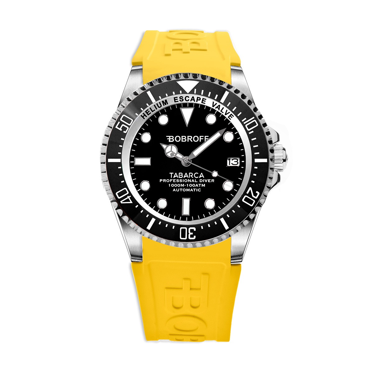 мъжки часовник Bobroff BF0001-BFSTA със стоманен корпус, изключително качество  

13