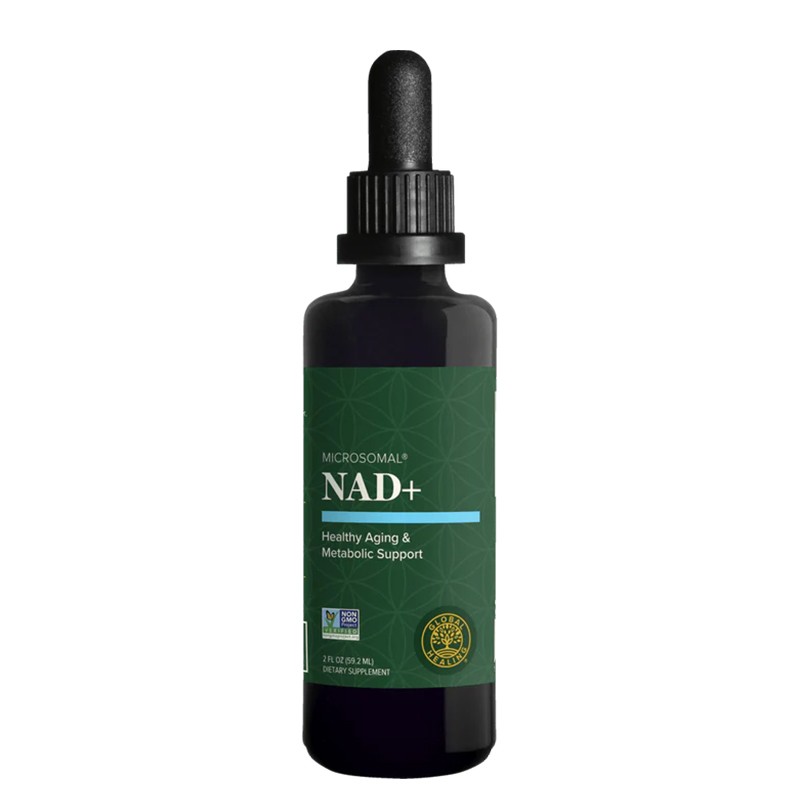 NAD+ – Клетъчна енергия и жизненост, 60 mg, 59.2 ml капки от Global Healing — продуктова снимка