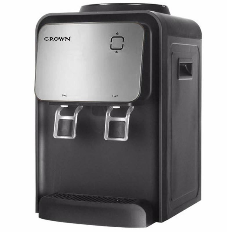 Снимка на Диспенсър за вода Crown CWD-1918BS, 75/580W, 10-95C, Черен, Potrebno, цена 50.75 лв