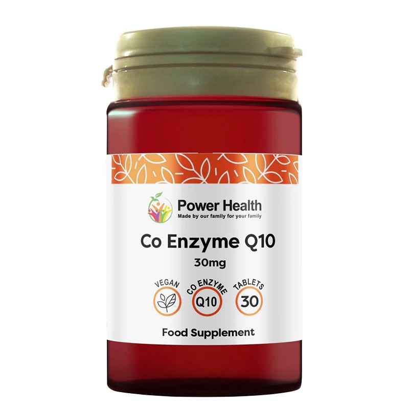 Коензим Q10 – Енергия за сърцето и клетките, 30 mg, 30 таблетки — снимка на продукта от Power Health