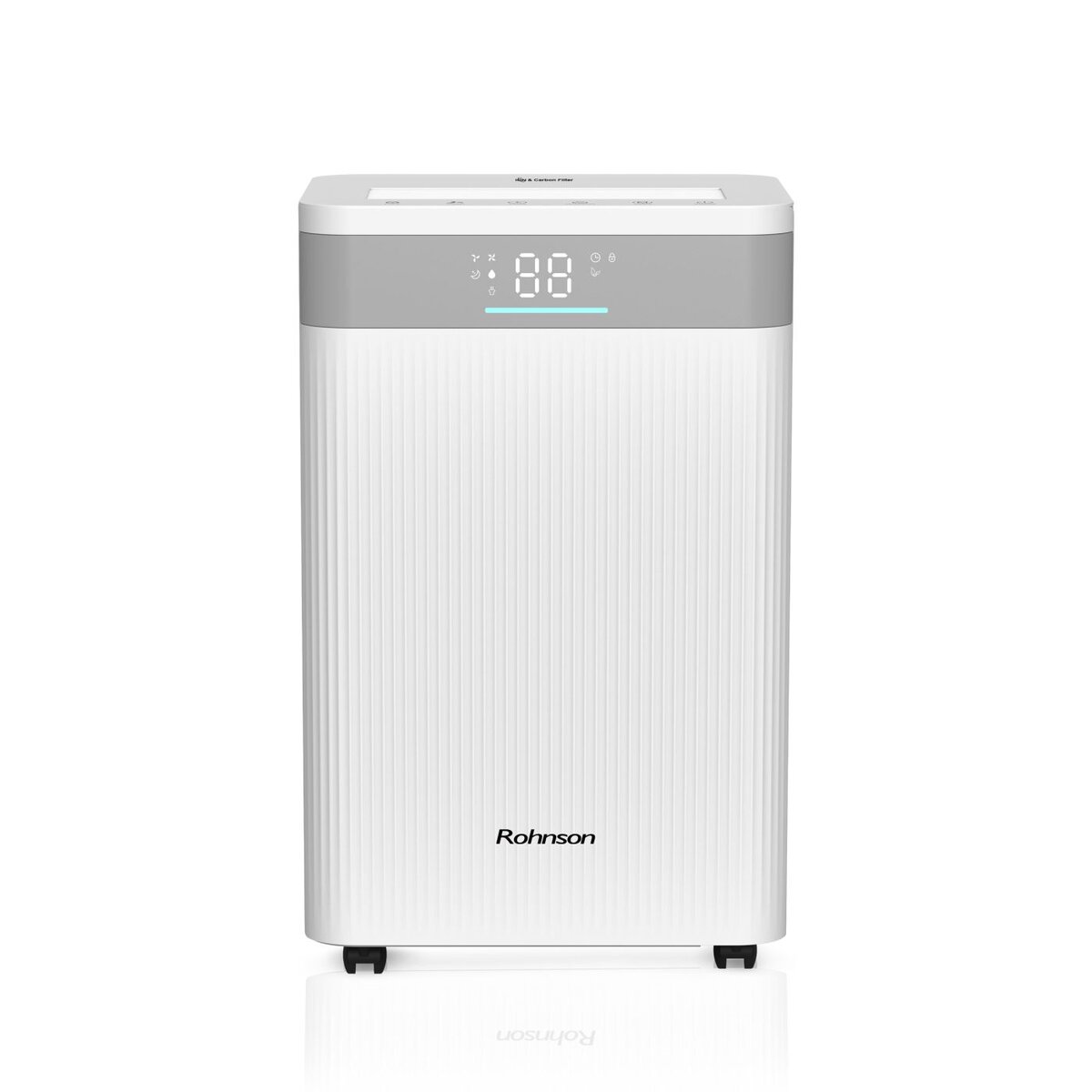 Влагоабсорбатор Rohnson R-91620, 330W, До 120 m², 4.5L, 20L/24H, Таймер, Анти-фрийз система, Бял — снимка