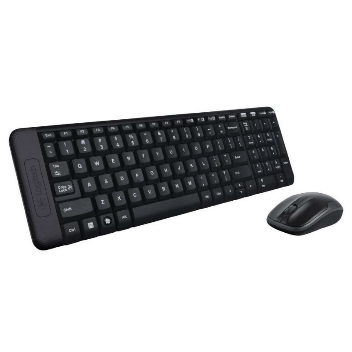 Снимка на Kлаиатура с безжична мишка Logitech MK220 Черен Испанска Qwerty, Logitech, цена 47.50 лв