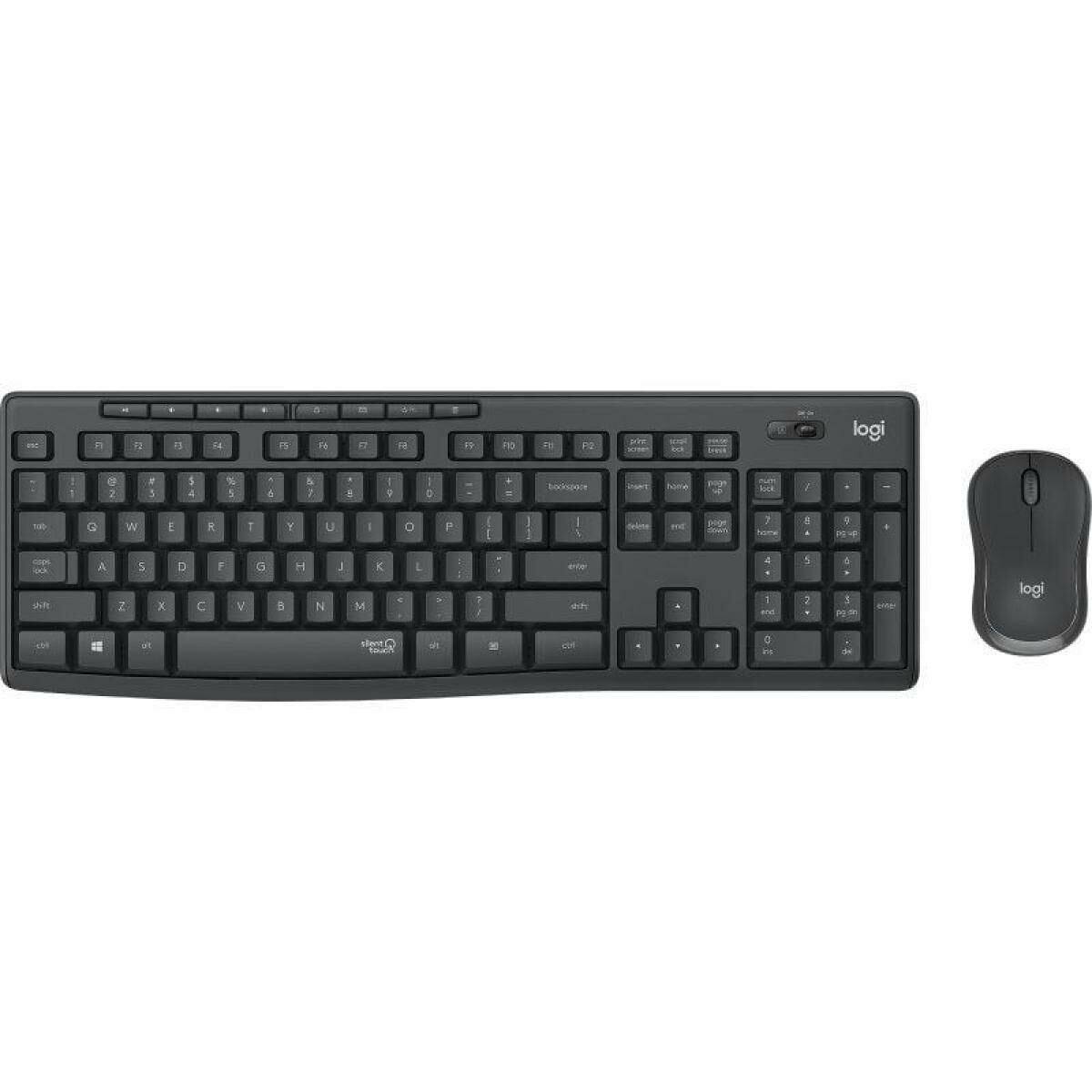 Снимка на Kлаиатура с безжична мишка Logitech MK295 Сив Испанска Qwerty, Logitech, цена 64.04 лв