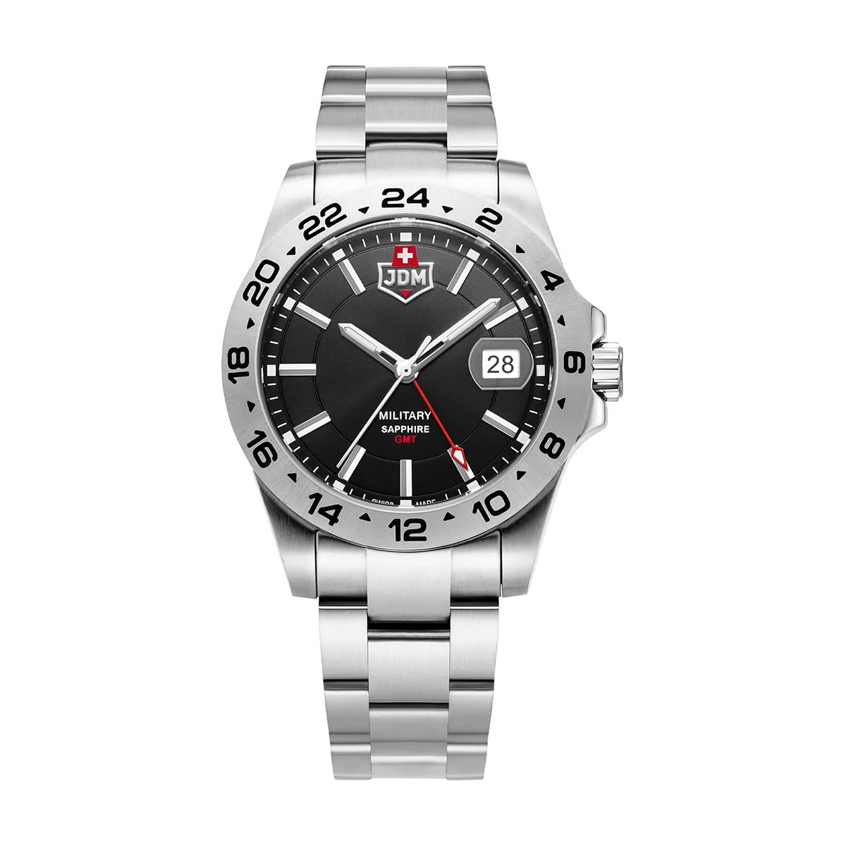 Часовник JDM Military Sapphire Delta 24 GMT JDM-WG018-02
