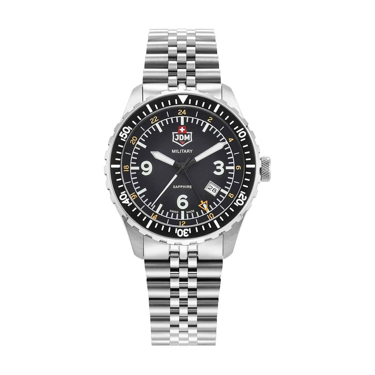 Часовник JDM Military Sapphire Wingman GMT JDM-WG028-03 — снимка