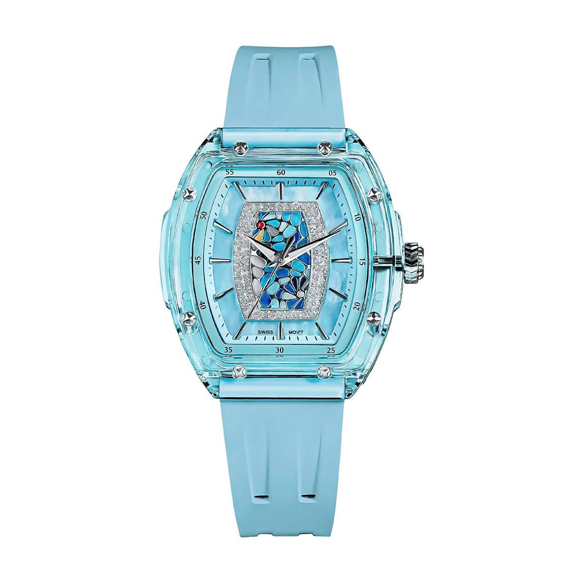 Часовник Tsar Bomba Crystal Chic Swiss TB8219B