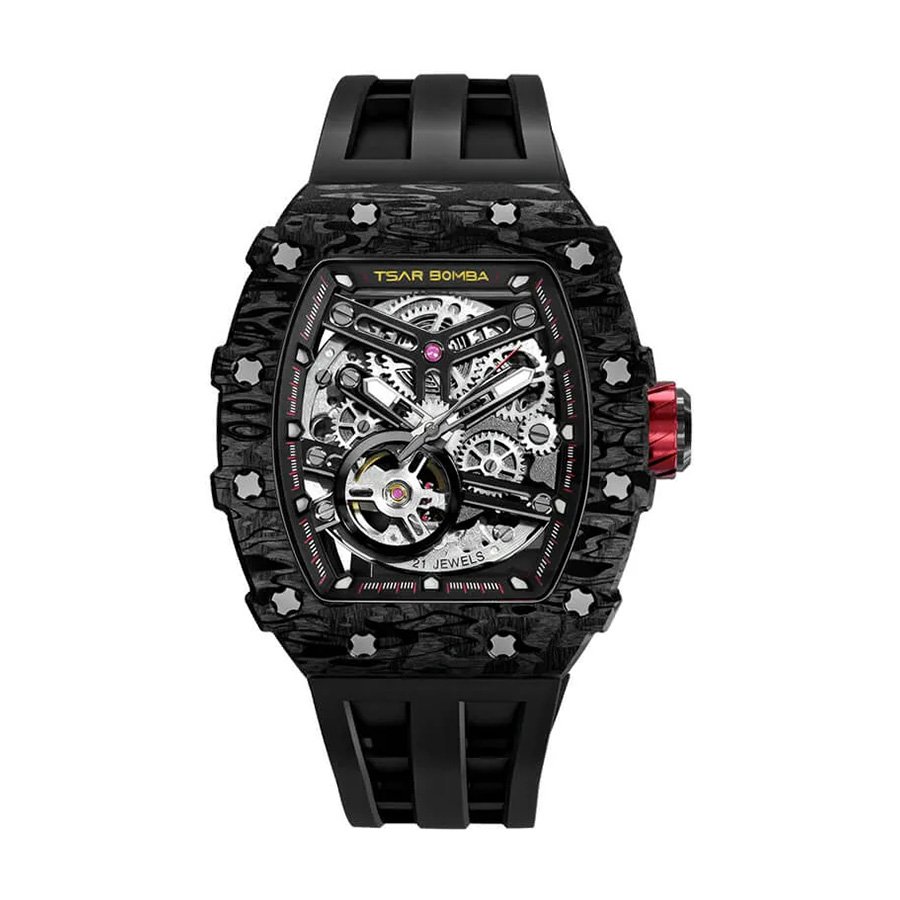 Часовник Tsar Bomba Carbon Fiber Automatic JYTB8208CFB — снимка