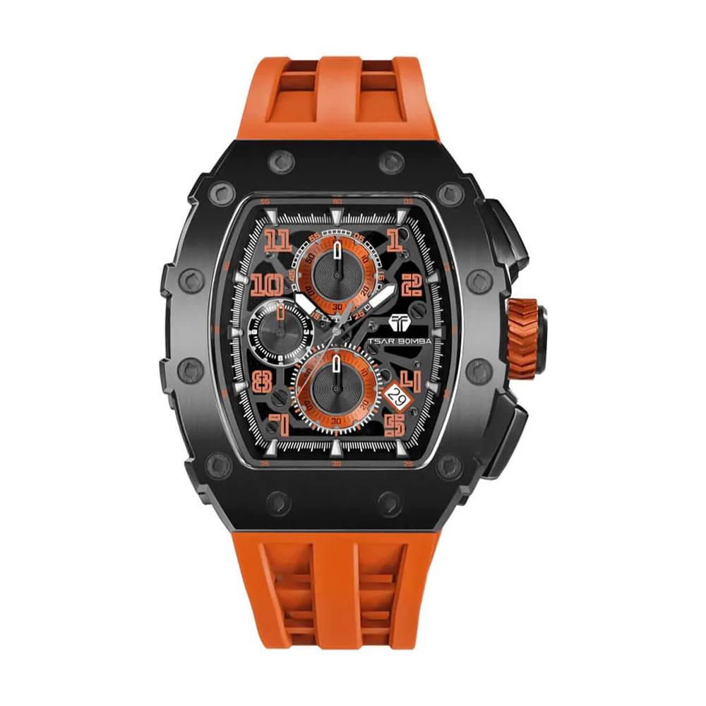 Часовник Tsar Bomba Premium Iron Ember TB8204QR2 — снимка