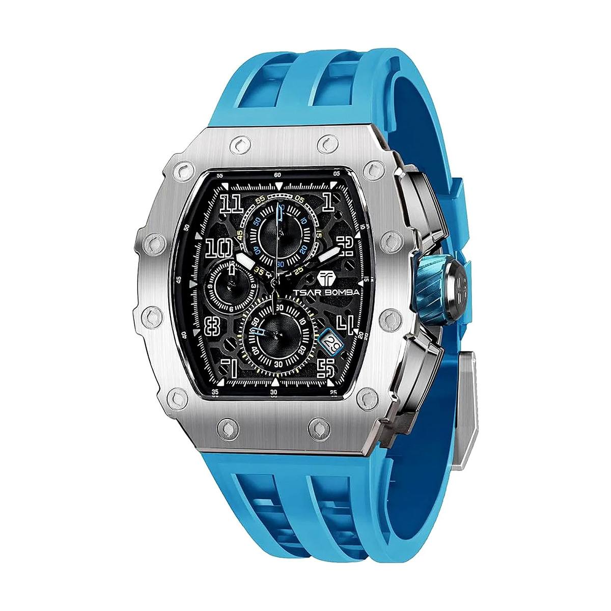 Часовник Tsar Bomba Ultra Blue Unique Edition TB8204SB