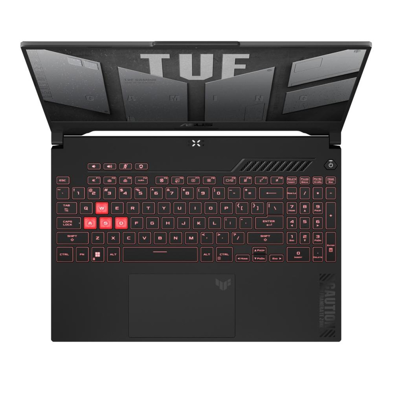 Asus TUF A15 FA507NU-LP116,AMD Ryzen5 7535HS/H,15.6" FHD (1920x1080)144 Hz,16GB DDR5 4800(2*8),1TB M.2 SSD,RTX 4050 4GB GDDR6,Wi-Fi 6(802.11ax),Backlit Chiclet Keyboard 1-Zone RGB, no OS, от ASUS — продуктова снимка