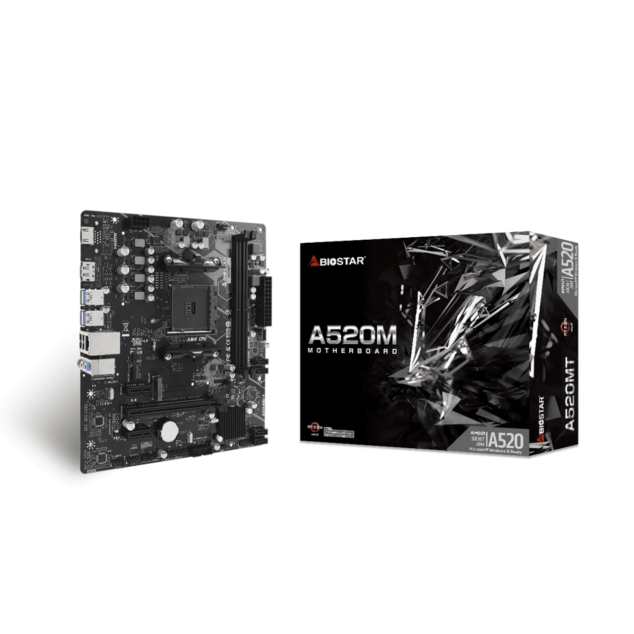 Дънна платка BIOSTAR A520MT 3.0, Socket AM4, 2xDDR4 ver 6.0 — снимка на продукта от BIOSTAR