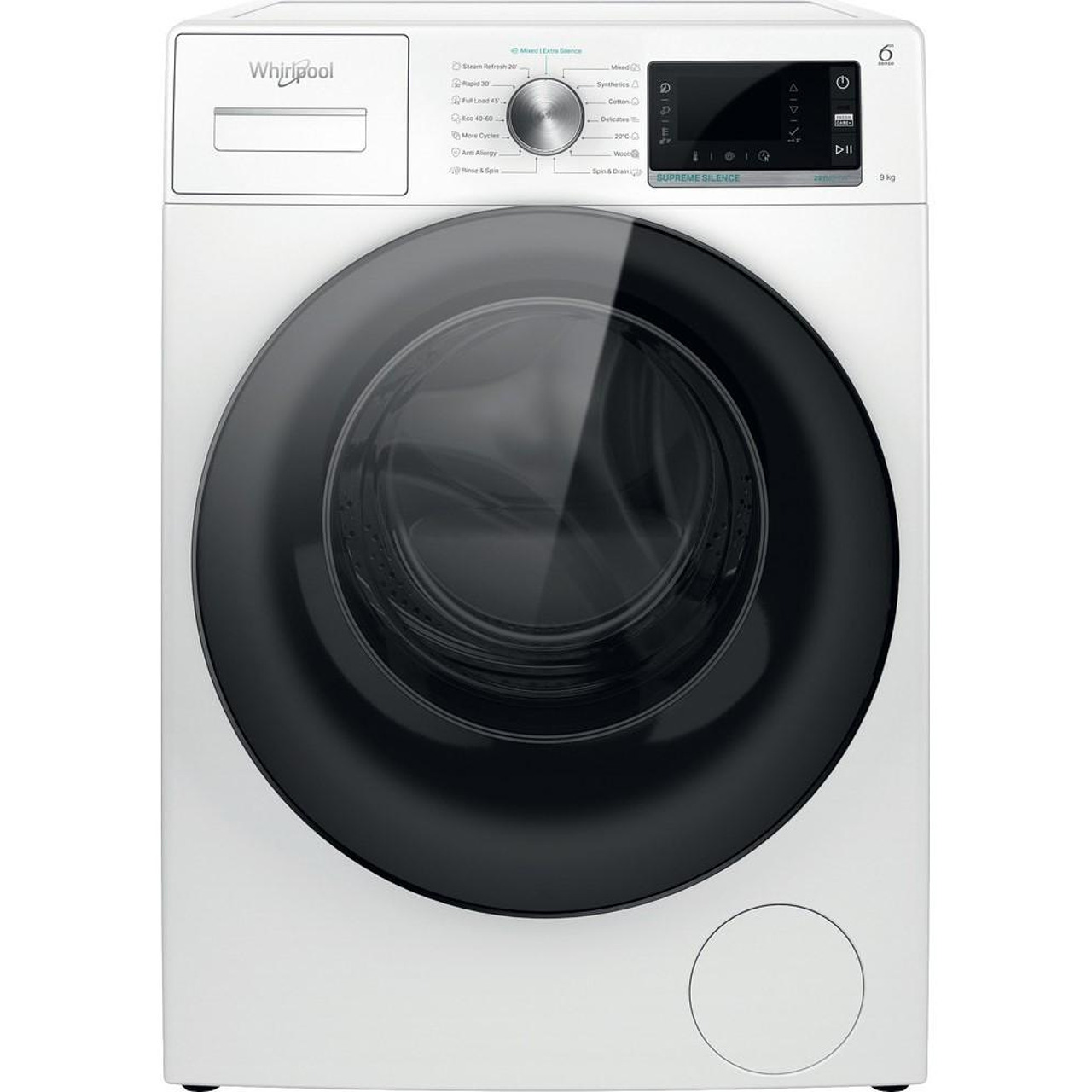 Снимка на Пералня Whirlpool W6 W945WB EE , 1400 об./мин., 9.00 kg, B , Бял, Whirlpool, цена 1,295.00 лв