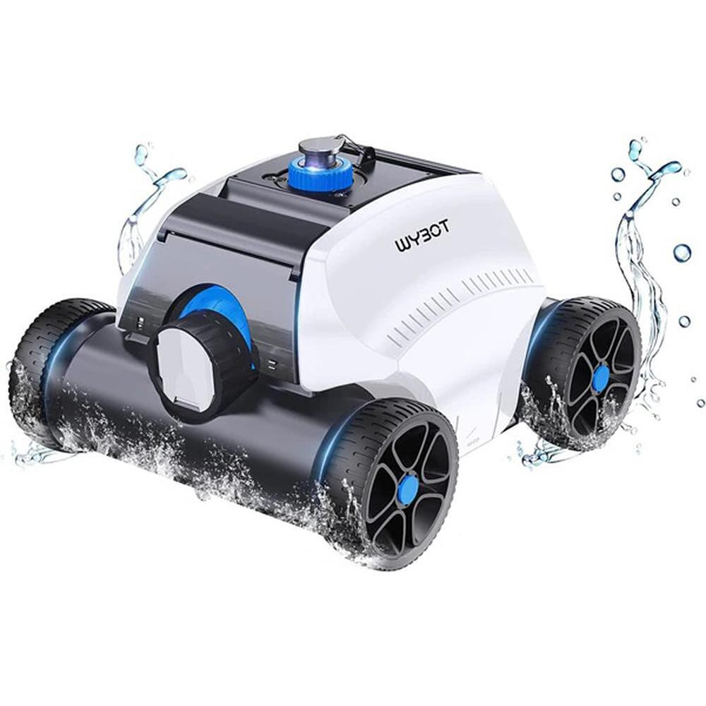 Снимка на Безкабелен робот за почистване на басейни Wybot Typhor 2 (Osprey 300 Pro), 50W, Li-Ion 6600 mAh, За до 120 м2, Автономия 120 минути, Self-parking, Auto-reverse, Бял, Wybot, цена 332.29 лв