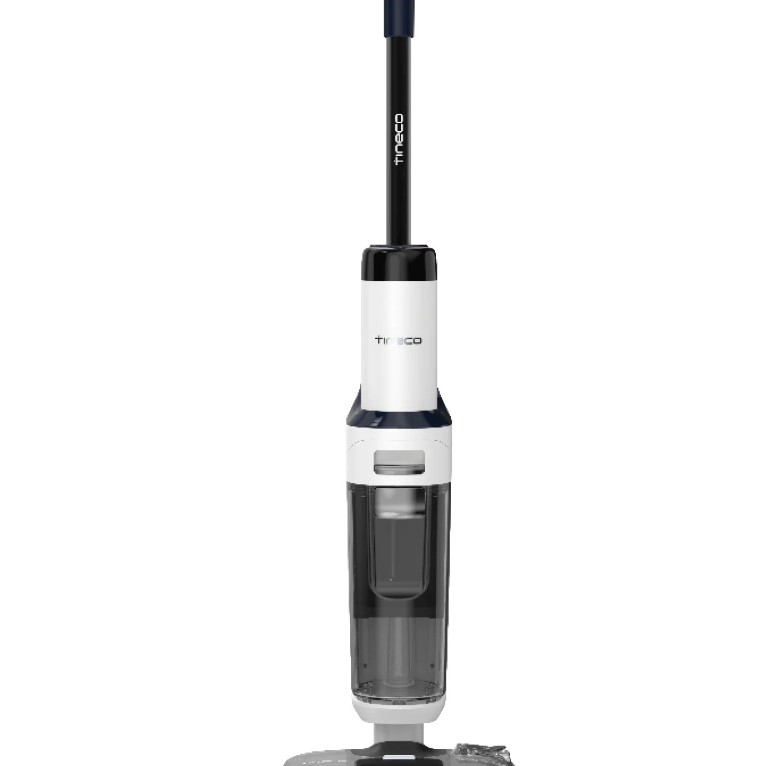 Вертикална безкабелна прахосмукачка Tineco Floor One S5 Stretch Extreme, 220W, 18000 Pa, Сухо/Мокро, 0.72 л мръсна/0.8 л чиста, Автономия 40 мин, iLoop сензор, Черен/бял от Tineco — продуктова снимка