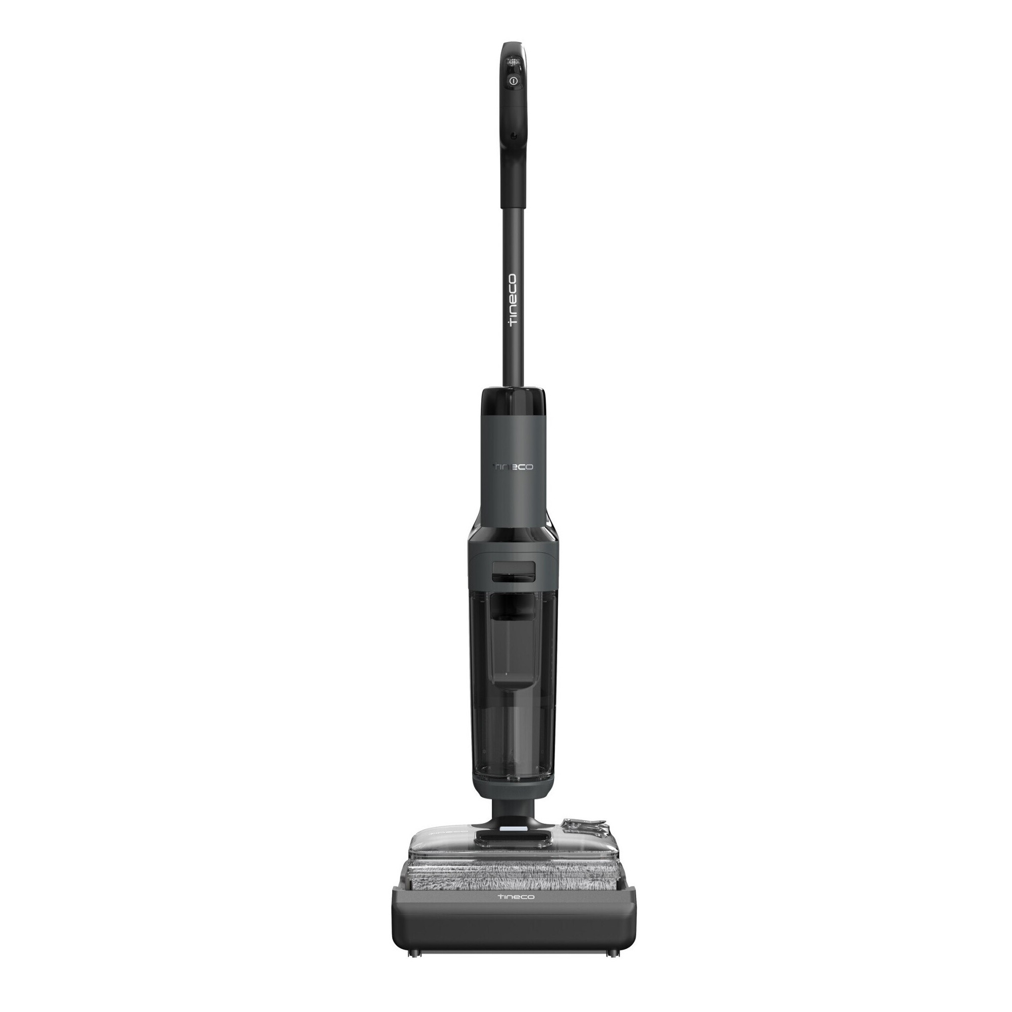 Вертикална прахосмукачка Tineco Floor One S6 Stretch Extreme, 220W, 18000 Pa, Сухо/Мокро, 0.72 л мръсна/0.8 л чиста, Автономия 40 мин, 233 м2, LED дисплей, Гласов ... — снимка на продукта от Tineco