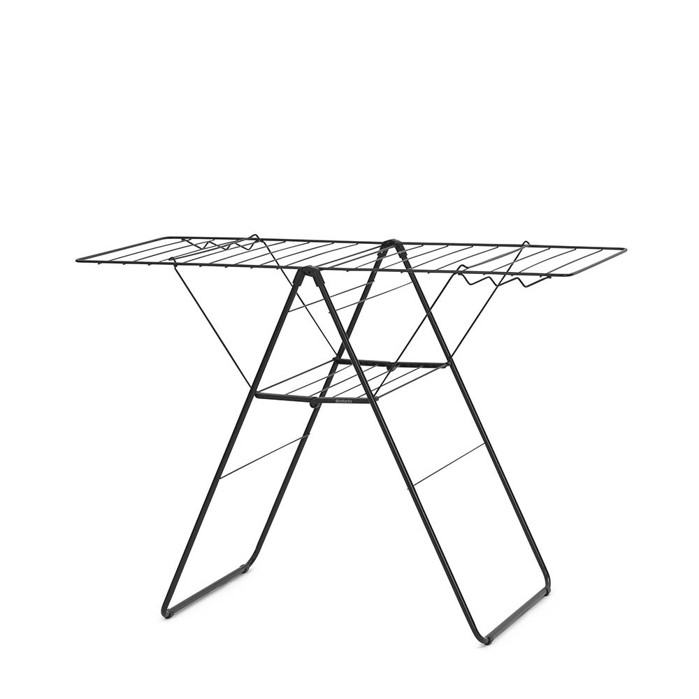 Сушилник за дрехи Brabantia Hangon 1004165, 20 м, 6 закачалки, Регулируем, Заключване за деца, Черен/мат от Brabantia — продуктова снимка