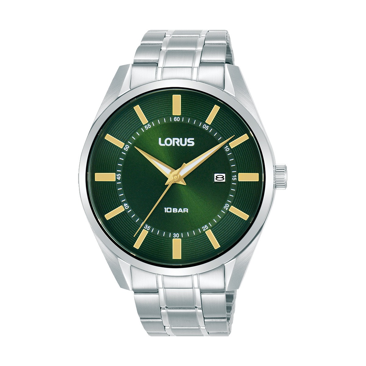 Мъжки часовник Lorus RH911SX9 с метален корпус и черен ремък, подходящ за всеки повод  

3