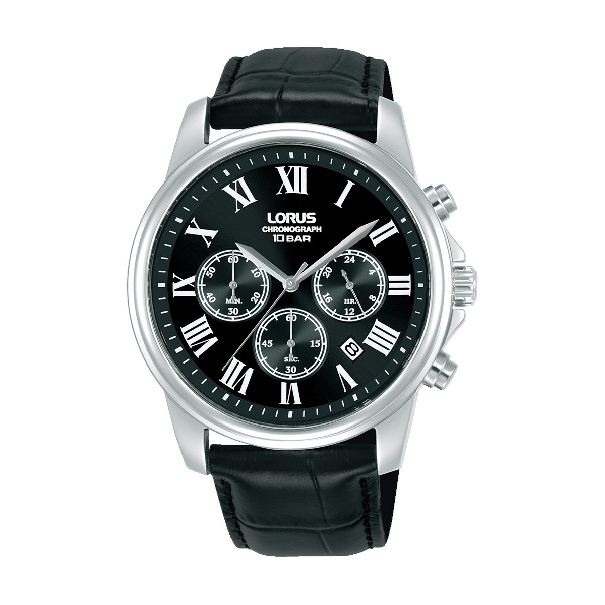 Мъжки часовник Lorus RT341LX9 с метален ремък, класически дизайн.  

16